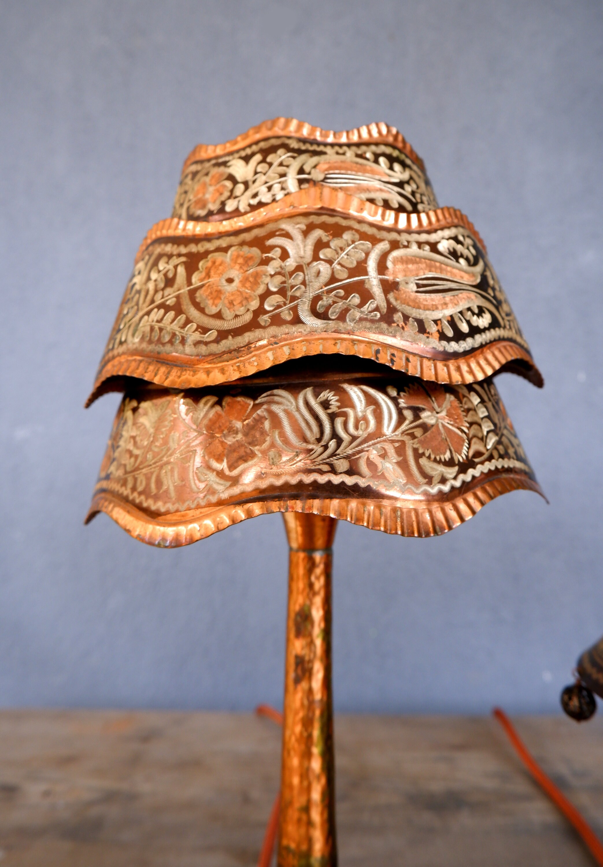 Vintage Copper Lamp, Handmade Copper Table Lamp, Bohemian Lighting, Vintage Copper Decor, Vintage 1960s - Etsy Vintage Copper Lamp, Handmade Copper Table Lamp, Bohemian Lighting, Vintage Copper Decor, Vintage 1960s - Etsy