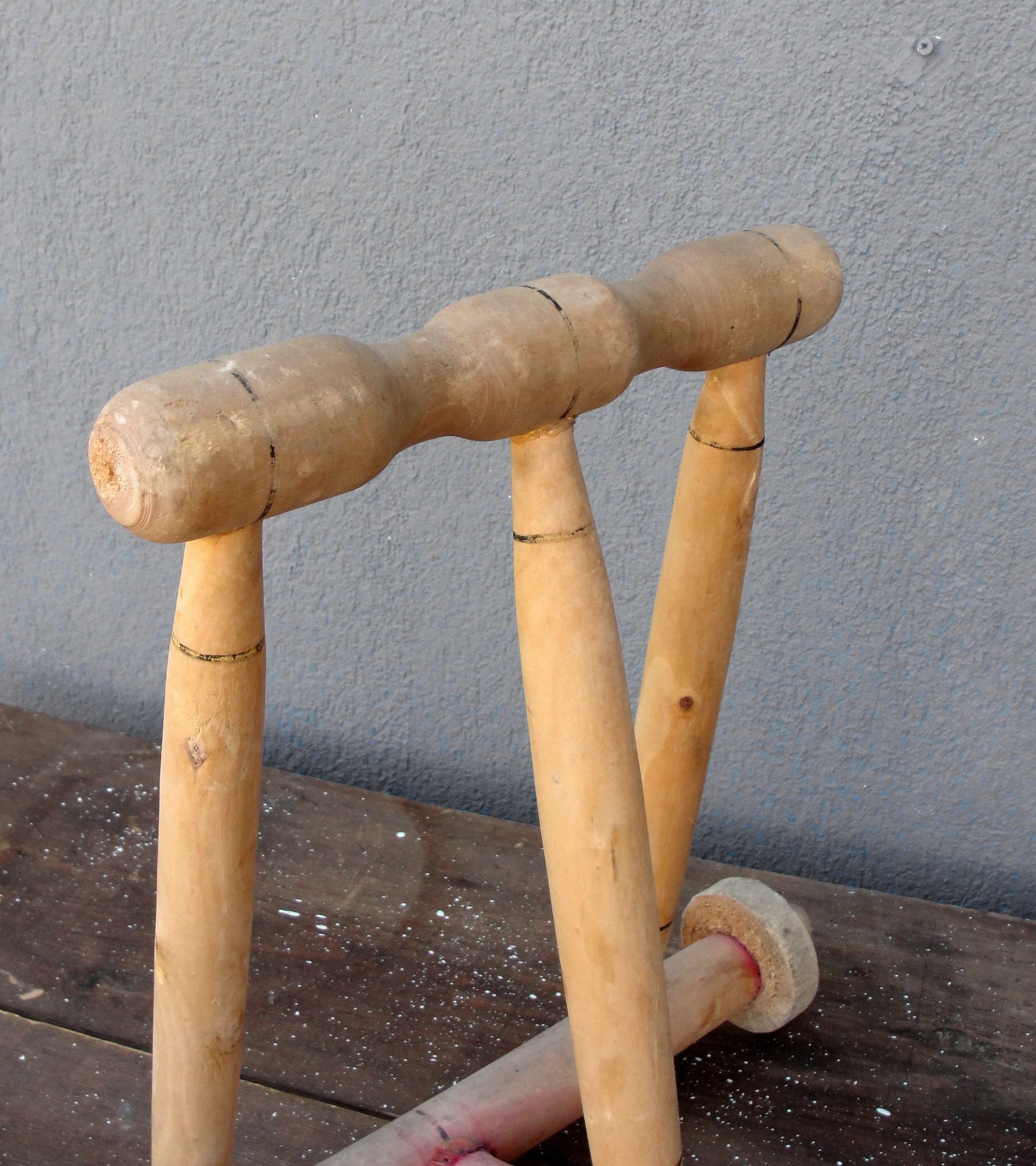 Primitive Vintage Wooden Baby Walker 1950's Shabby Rustic Etsy