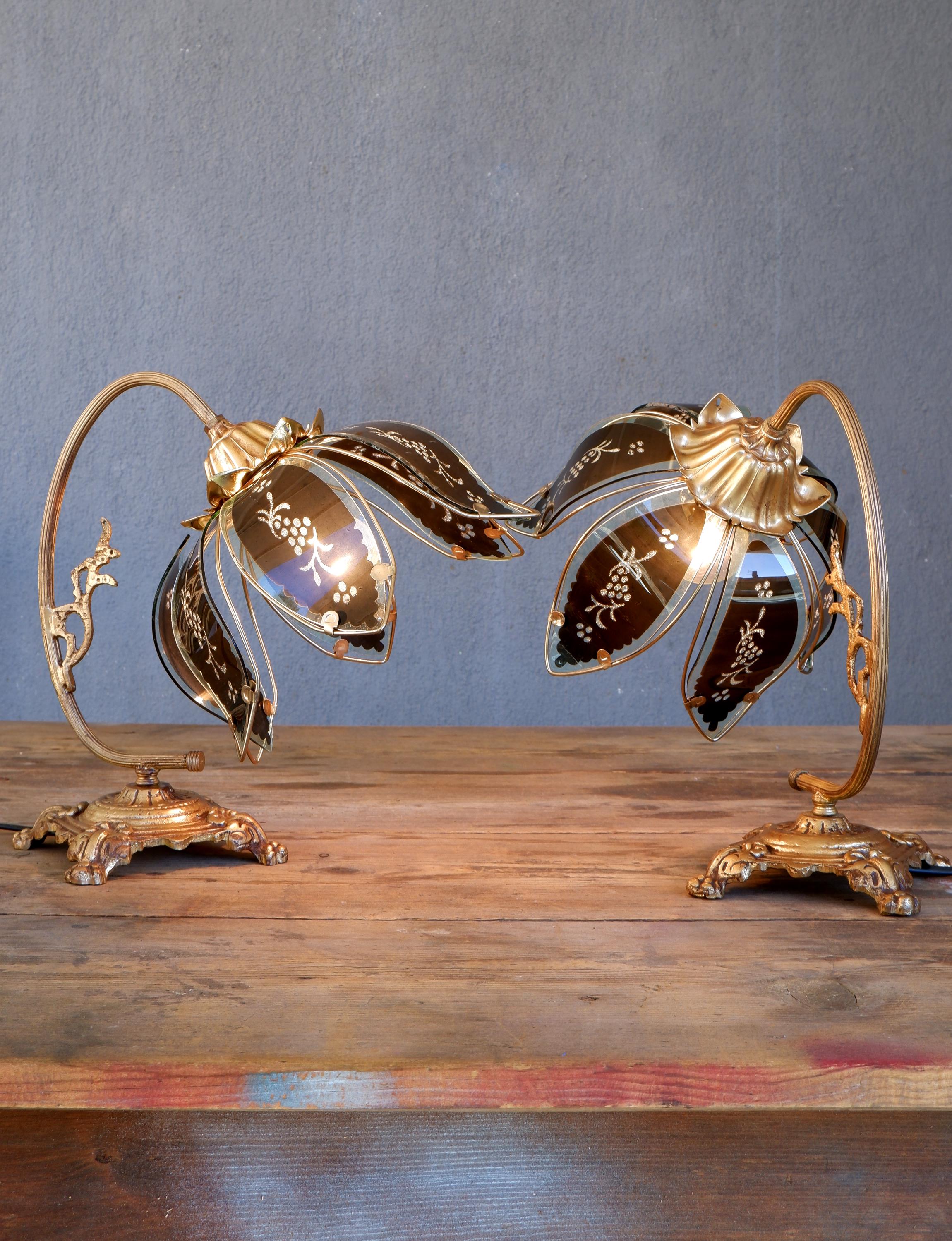 Vintage lotus lamp - Etsy 日本 Vintage lotus lamp - Etsy 日本