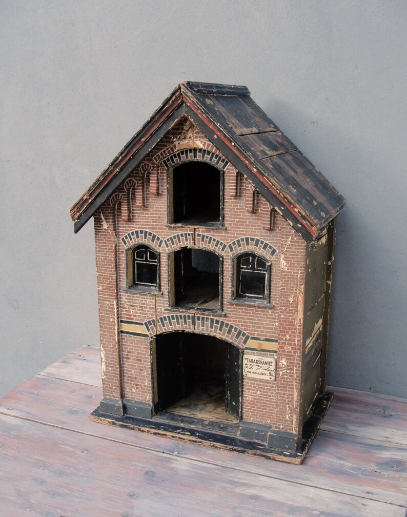 Antique Dollhouse Amsterdam Warehouse Exact model of real Etsy