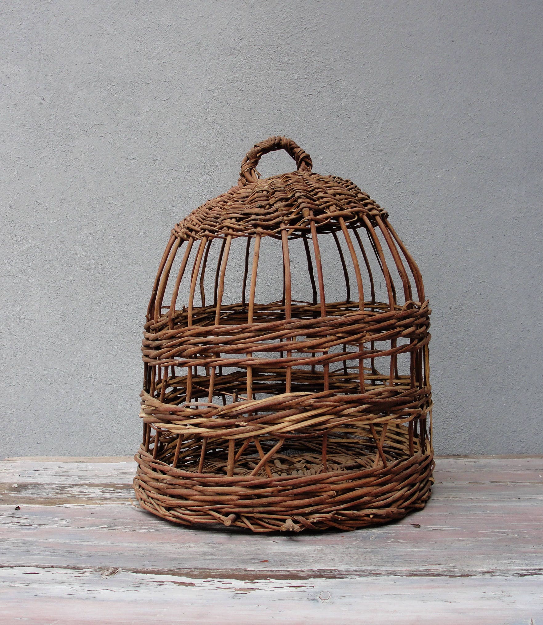 Basket Bird Cage Hanging planter Basket Partridge Bird cage Etsy
