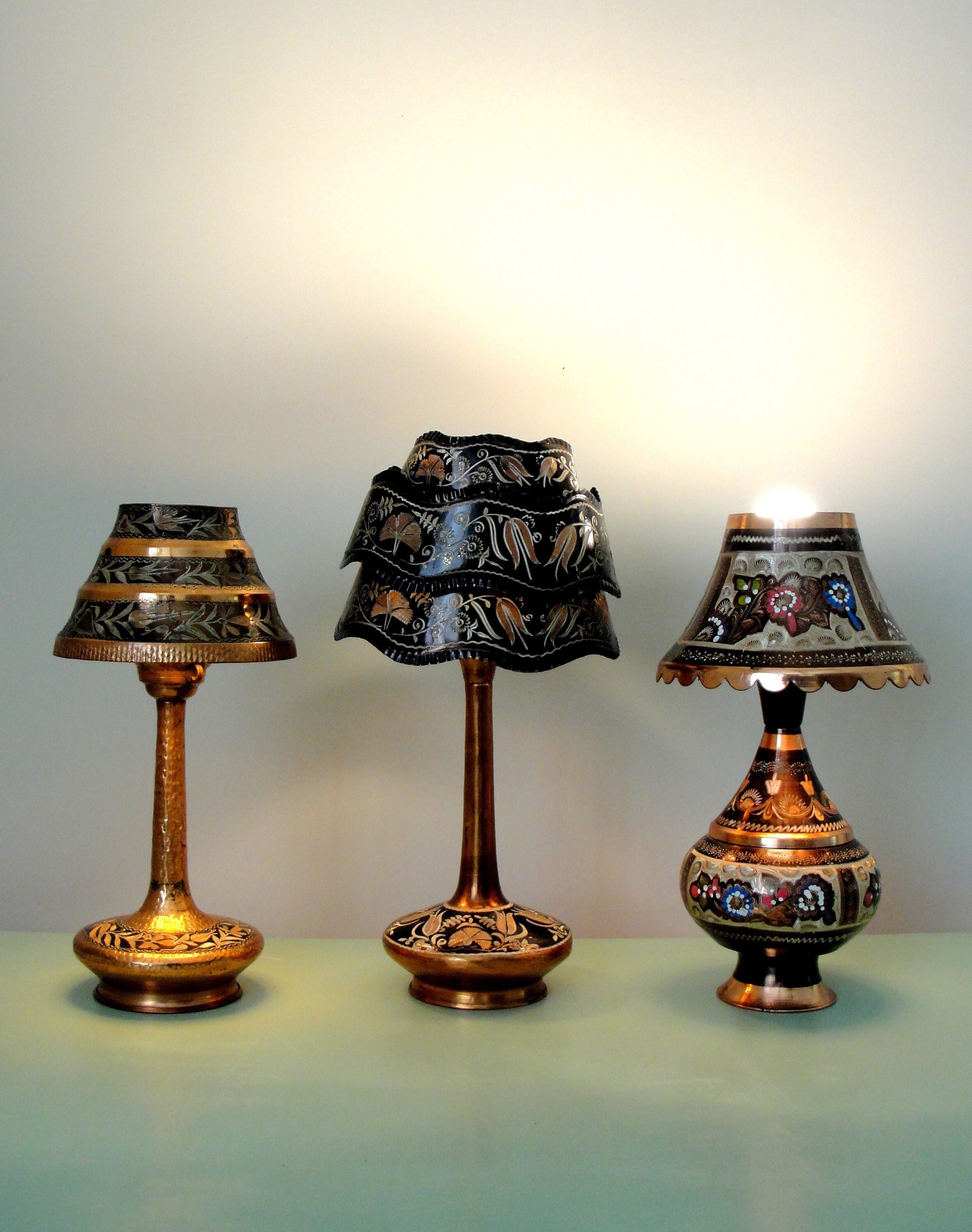 Vintage Copper Lamp, Handmade Copper Table Lamp, Bohemian Lighting, Vintage Copper Decor, Vintage 1960s - Etsy Vintage Copper Lamp, Handmade Copper Table Lamp, Bohemian Lighting, Vintage Copper Decor, Vintage 1960s - Etsy