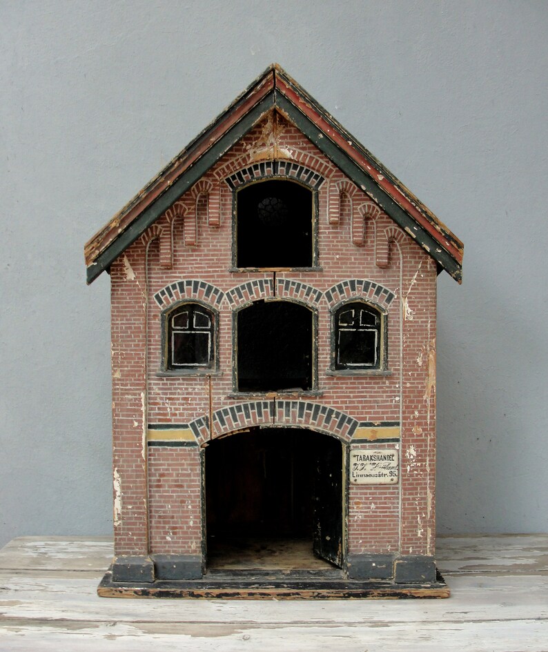 Antique Dollhouse Amsterdam Warehouse Exact model of real Etsy