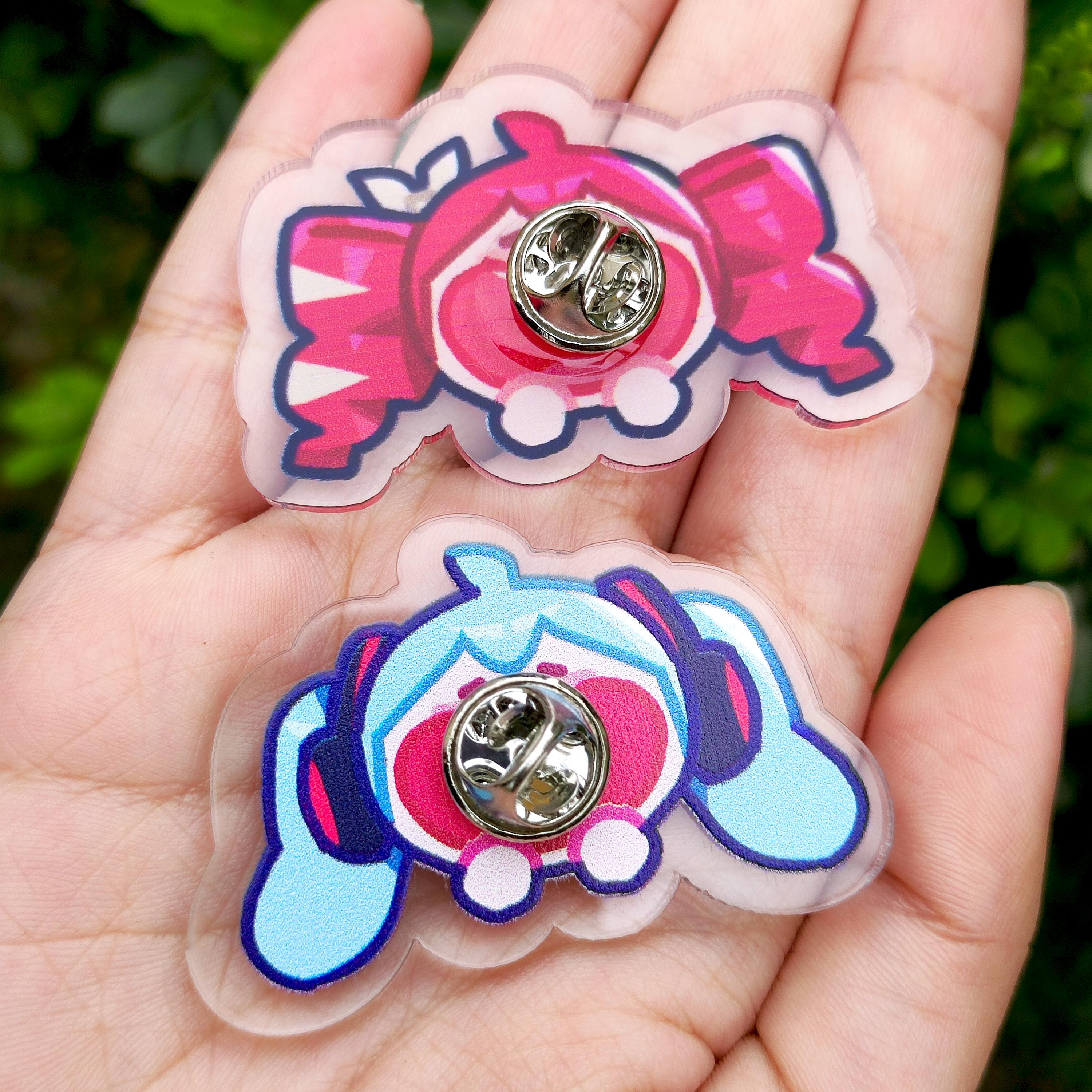 Miku and Teto ITA Acrylic Pins, Vocaloid - Etsy