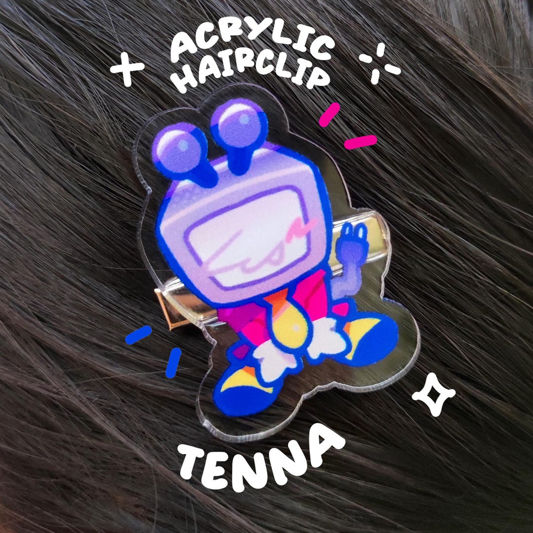 Tenna Hairclip, Deltarune - Etsy UK