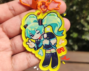 Hatsune Miku Acrylic Keychain – Vocaloid