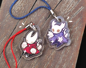 Little Hornet & Knight phone charm, Hollow knight: Silksong
