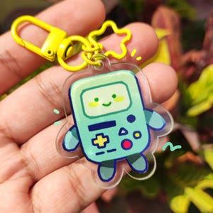 BMO Cute Keychain from Adventure time, cute keychain
