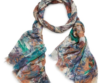 Dahlia Cashmere Wool Scarf