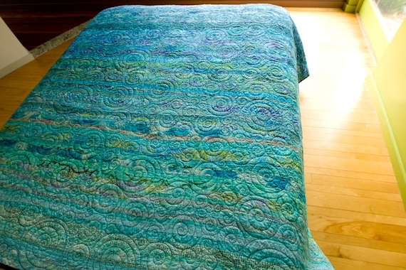 King size clearance turquoise quilt