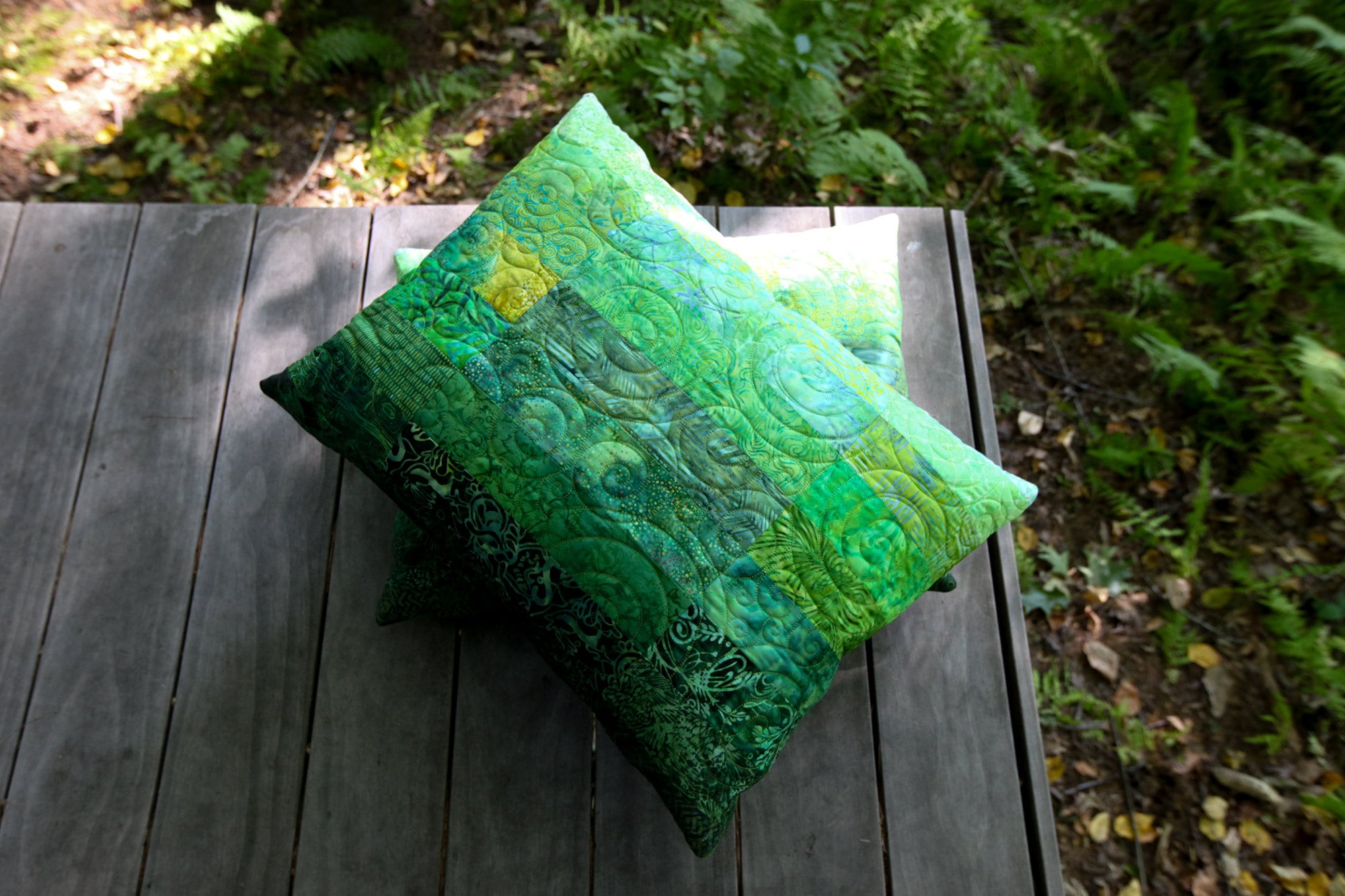 Meadow Green Standard Size Pillow Shams Made to Order