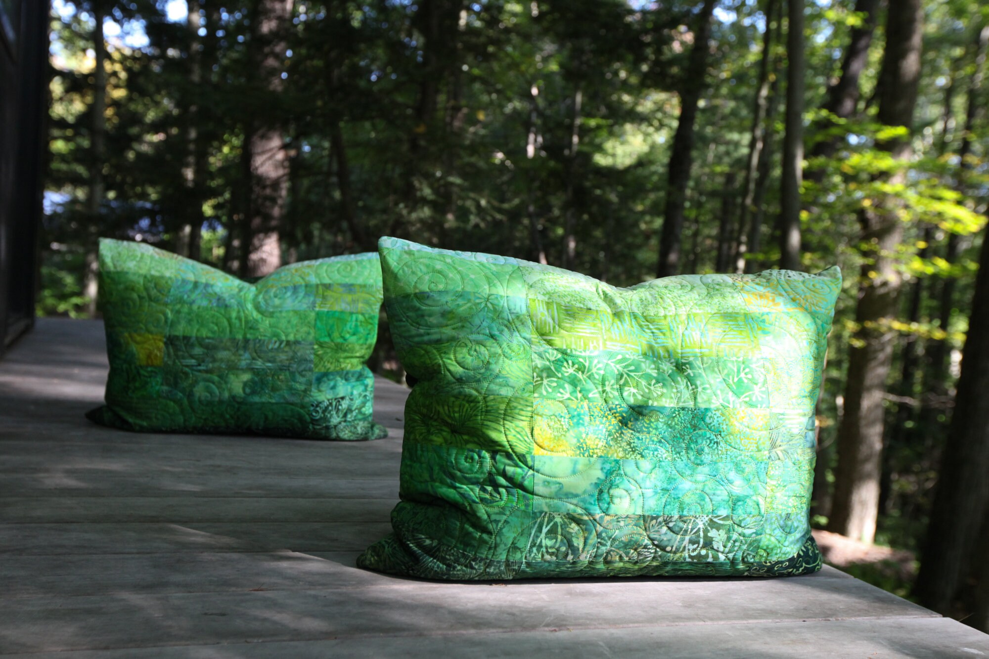 Meadow Green Standard Size Pillow Shams Made to Order