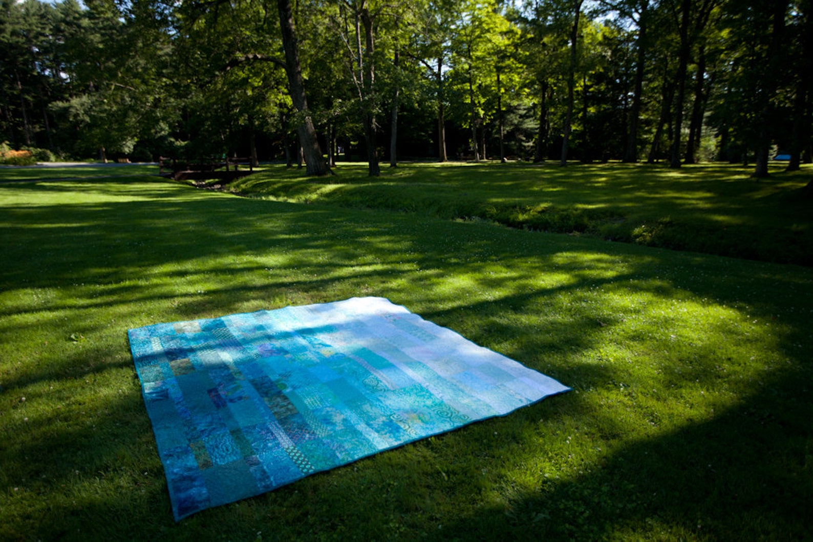 King Size Quilts Large King Size Quilt Modern Quilt King Ocean Etsy