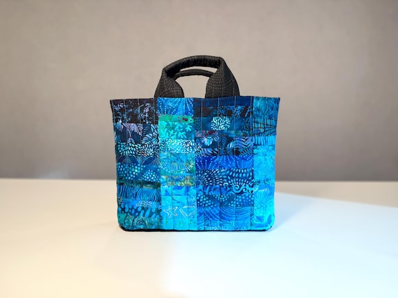 Oceanic Dreams Handmade Quilted Tote Project Bag