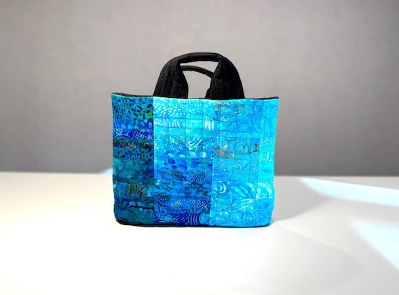 Oceanic Dreams Handmade Quilted Tote Project Bag