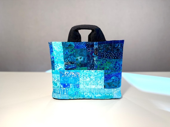 Oceanic Dreams Handmade Quilted Tote Project Bag