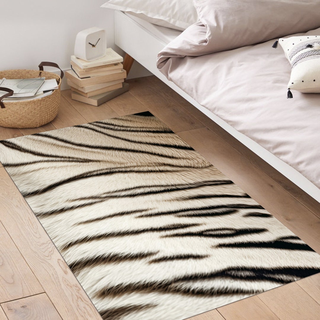 Zebra Pattern Rug, Animal Skin Rug,zebra Rug, Living Room Rug, Modern ...