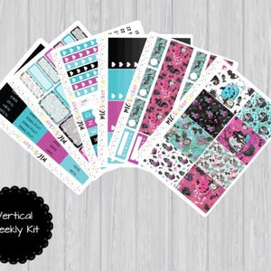 Halloween Witch Weekly Kit, Halloween Planner Stickers