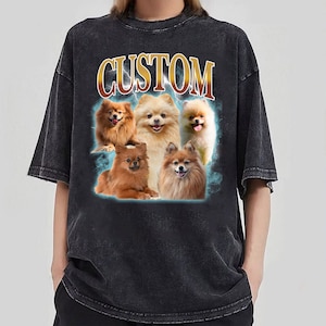 Pet Custom Vintage Washed Shirt, Custom Cat Graphic Unisex T-Shirt, Dog Personalize Bootleg Retro 90's Tee Gift For Her, Pet Lover Shirts