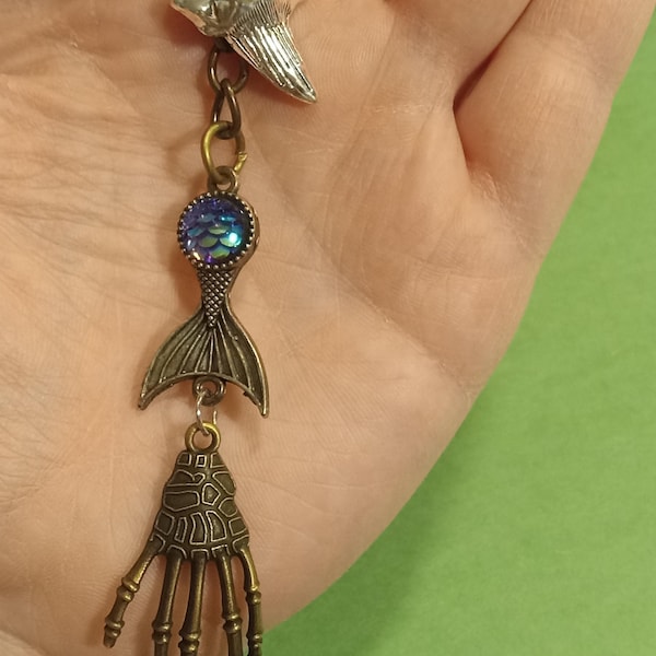 Undertale Leviathantale or Siren Themed Keychains
