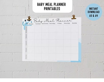 Baby Meal Planner Printables