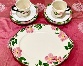 Vintage Franziskaner Desert Rose Luncheon für Vier - Süßes Mini Mash-up!