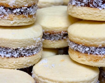 Authentic Argentinian Alfajor by the dozen - small business, handmade alfajores, made fresh everyday