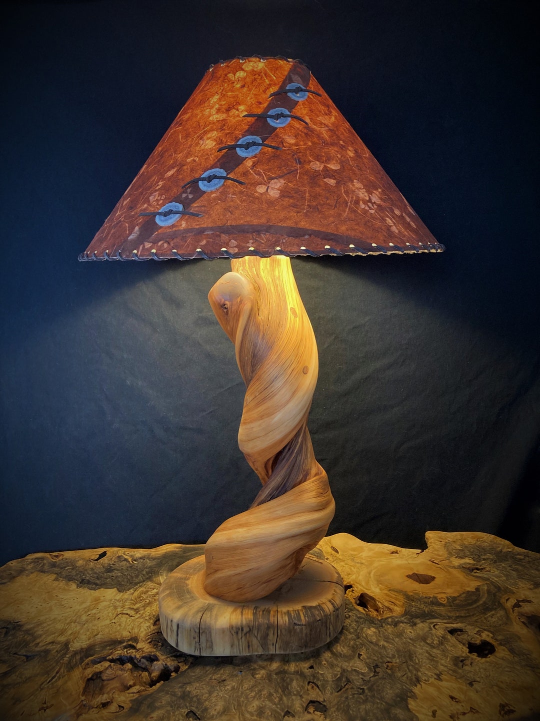 Handmade Juniper Table Lamp Etsy
