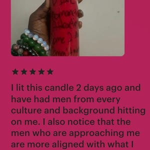 D Attract/Love Candle image 2