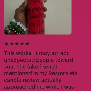 D Attract/Love Candle image 4