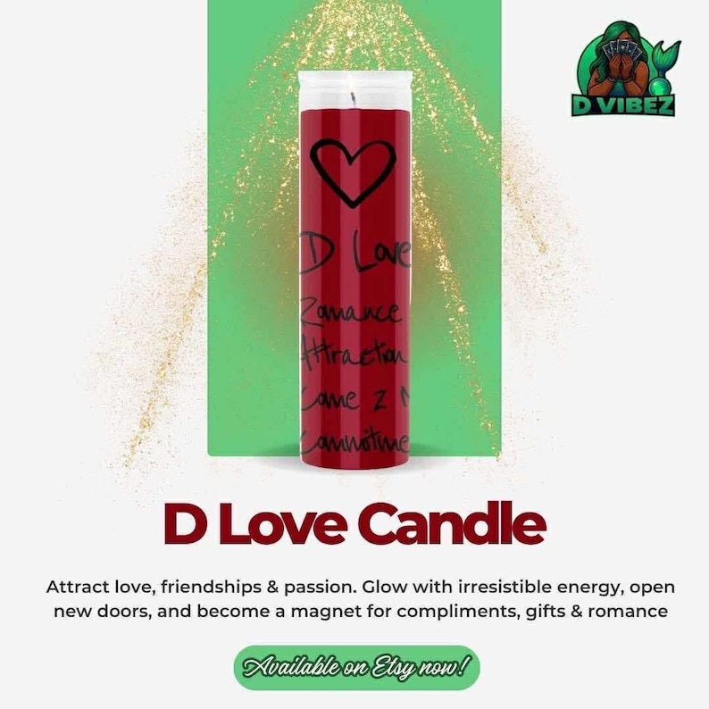 D Attract/Love Candle image 3