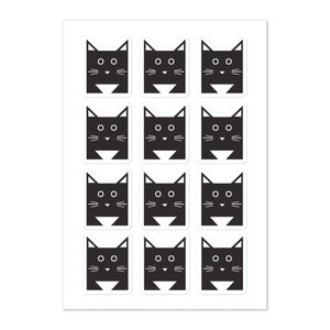 Black Cat Sticker sheet