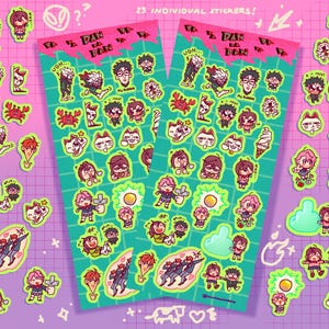 DNAN Sticker Blatt| DDD Aufkleber Blatt, Aufkleber Blatt, Telefon Aufkleber, Journal Aufkleber, Notizbuch Aufkleber, Laptop Aufkleber, etc