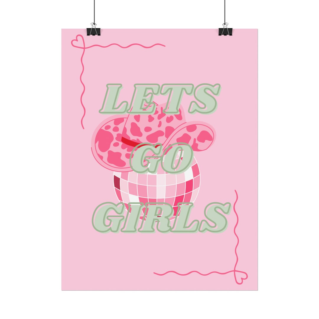 Lets Go Girls Shania Twain Inspired Rolled Poster - Etsy