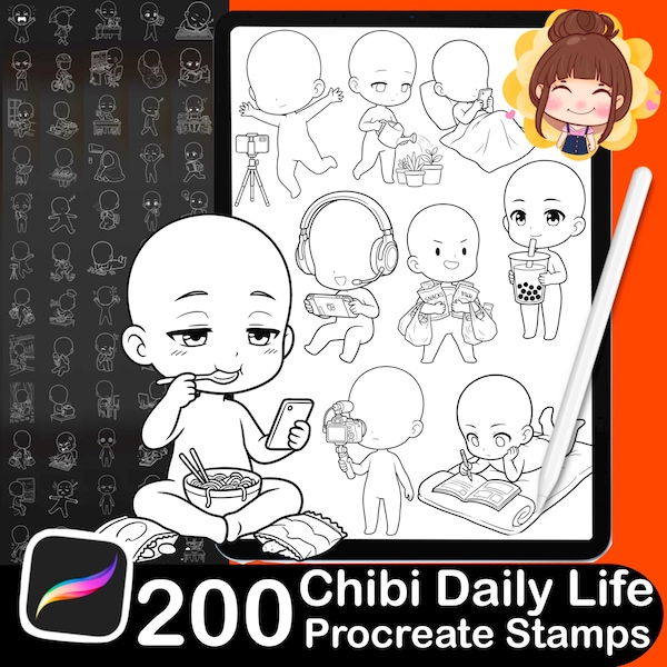 Chibi Pose Reference - Etsy