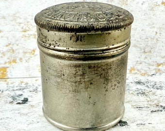 Little Vintage Colgate & Co. Shaving Stick Tin Container - Trial Size