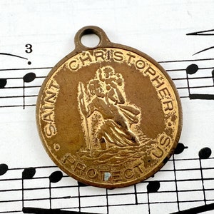 Little Vintage Saint Christopher Pendant
