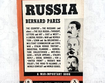 Vintage Book - Russia by Bernard Pares - 1944