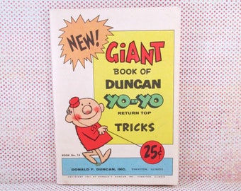 Vintage Book - Giant Book of Duncan Yo-Yo Return Top Tricks - 1961