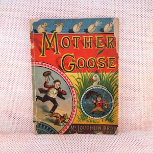 Antique Children's Book Mother Goose McLoughlin Bros. image 1