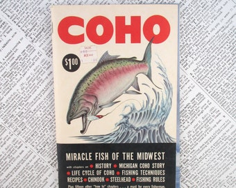 Vintage Booklet - Coho: Miracle Fish of the Midwest - 1968 - Fishing / Salmon