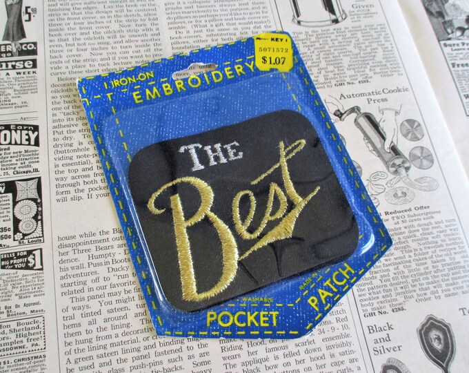 Vintage the Best Patch Etsy