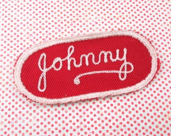 Vintage Name Patch - Johnny