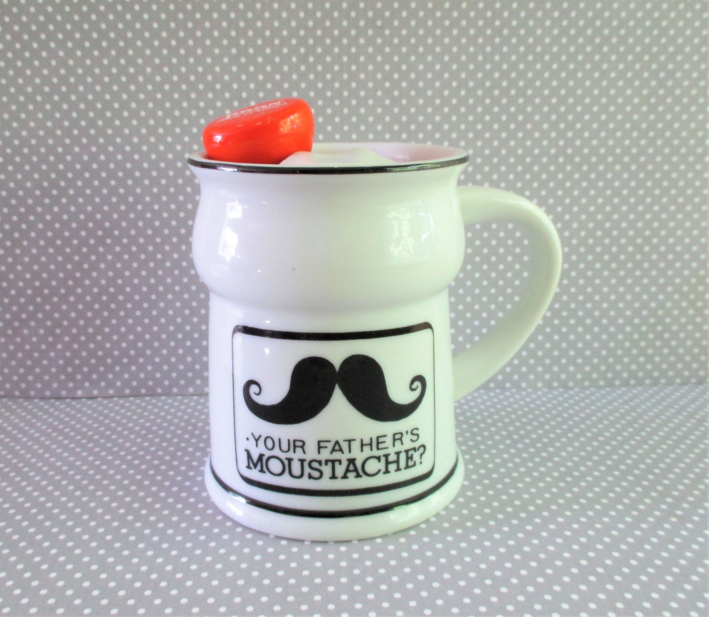 Vintage Mustache / Shaving Mug Your Father's Moustache Etsy