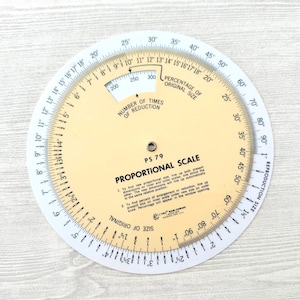 Vintage Proportional Scale Measure Wheel - C-Thru Ruler Company