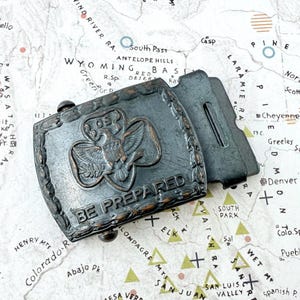 Vintage Boy Scout Be Prepared Buckle