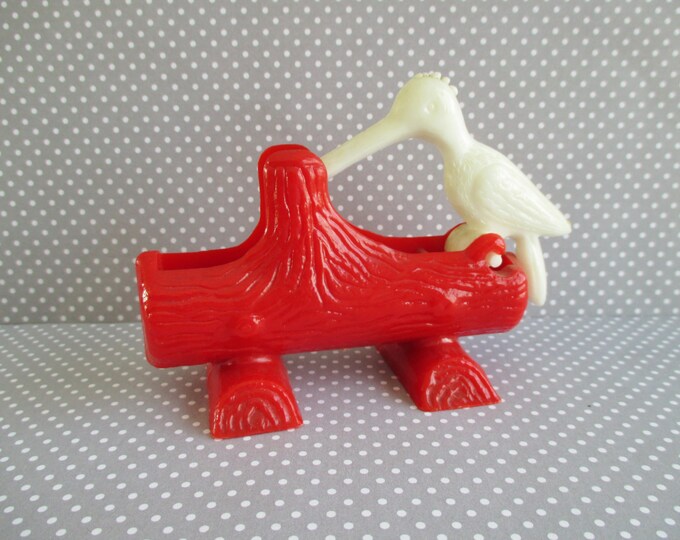 Vintage Woodpecker Toothpick Dispenser Etsy