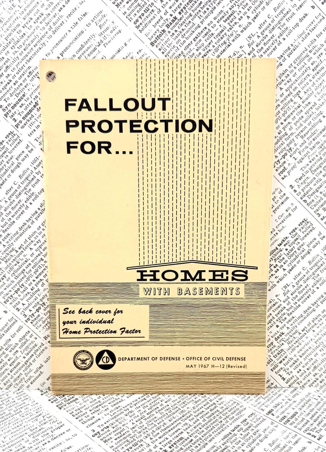 Vintage Booklet - Fallout Protection for Homes With Basements - May ...