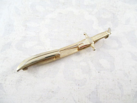 Vintage Anson Sword Tie Clip - image 3