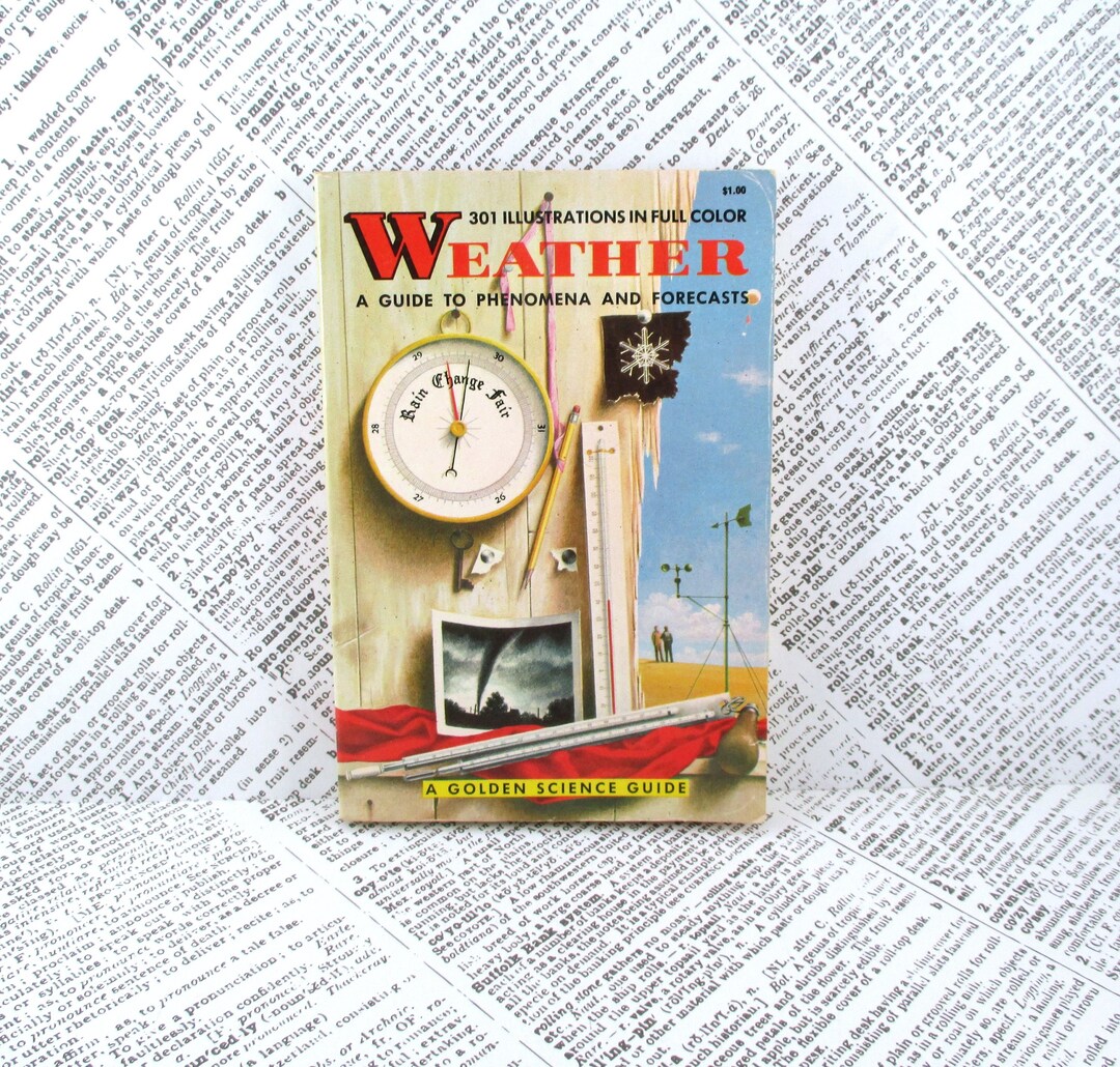 Golden Guide Weather Vintage Weather Golden Science Guide 1964 - Etsy